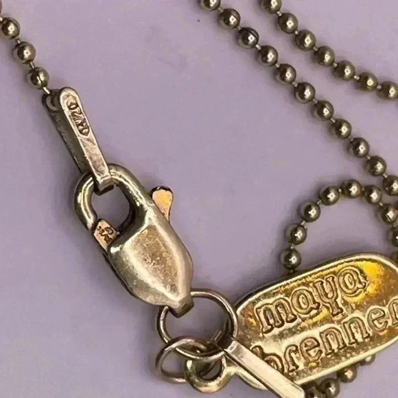 Maya Brenner 14/20 Gold 20” Necklace with Smokey Topaz Drop Pendant - Picture 3 of 5